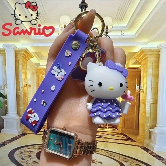 Sanrio Hello Kitty Purple and Pink Bag Accessory - Picture 1 of 3